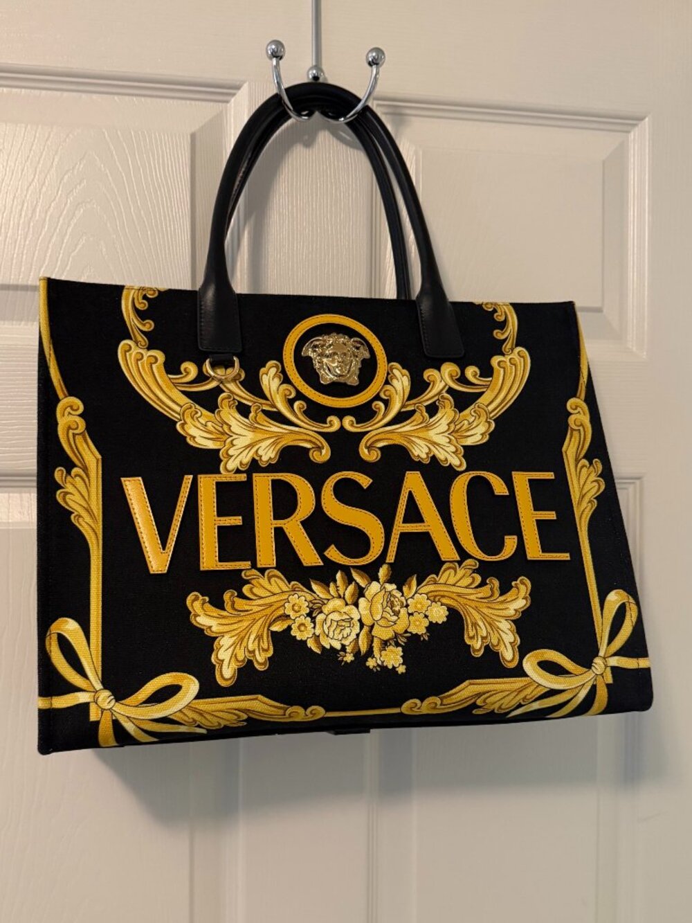 VERSACE Cameo La Medusa Large Tote Bag
